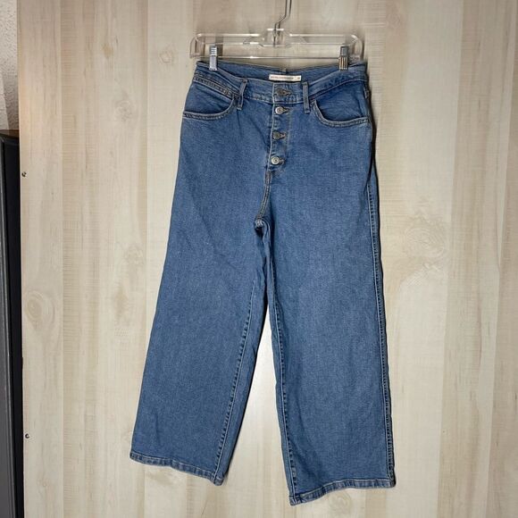 Levi’s Mile High Wide Leg denim jeans, size 28 - Picture 5 of 15